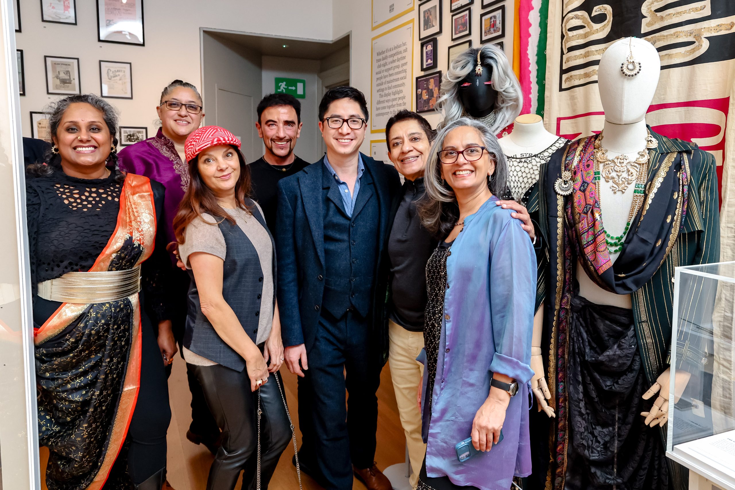 17 – Guests at Queer Britain Museum (credit Rahil Ahmad for Queer Britain Museum)